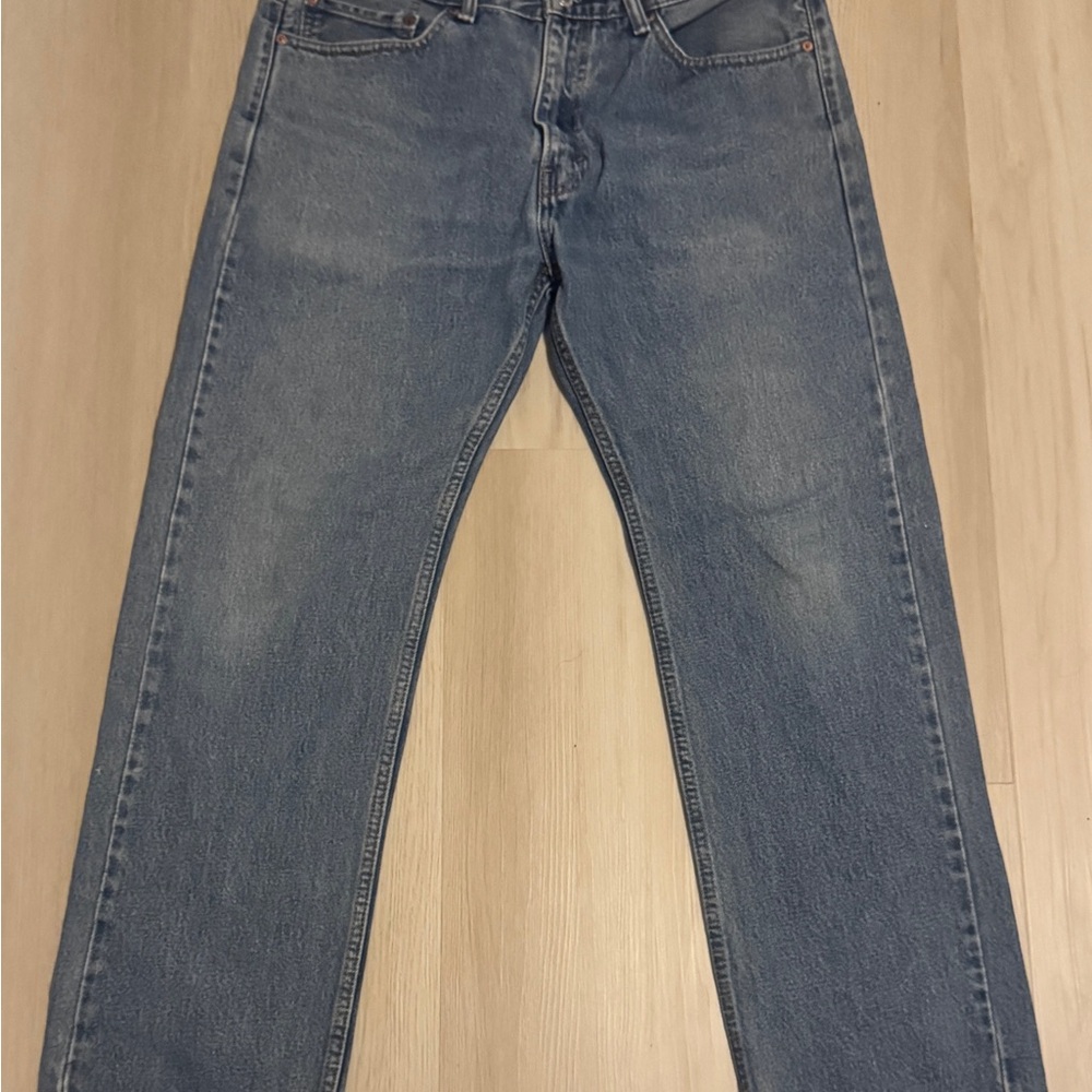 Levi's Blue Straight-Leg Jeans Classic Denim
